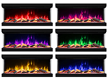Einbau-Elektrokamineinsatz ArtiFlame AF50TS – dreiseitig, Breite 125 cm, 3D-Flammeneffekt, Heizfunktion, WLAN - 5-5M