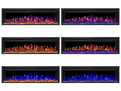 Einbau Elektrokamin Einsatz ArtiFlame AF58 Multicolor