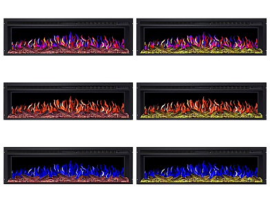 Einbau Elektrokamin Einsatz ArtiFlame AF58 Multicolor