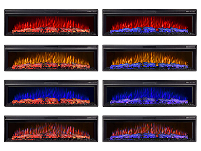 Einbau Elektrokamin Einsatz ArtiFlame AF60 Multicolor