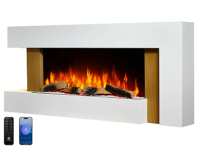Elektrokamin ArtiFlame Fjord AF52 – 3D-Flammeneffekt, Heizfunktion, WLAN