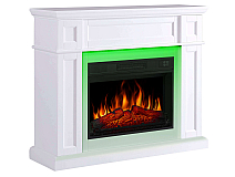 Elektrokamin ArtiFlame Linz AF23S weiß mit LED-Beleuchtung - 2-2M