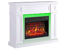 Elektrokamin ArtiFlame Linz AF23BS weiß mit LED-Beleuchtung - 2-2M
