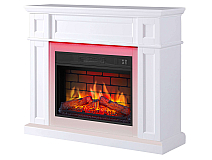 Elektrokamin ArtiFlame Linz AF23BS weiß mit LED-Beleuchtung - 3-3M