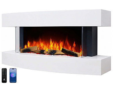 Elektrokamin ArtiFlame Lofoten AF48 – 3D-Flammeneffekt, Heizfunktion, WLAN