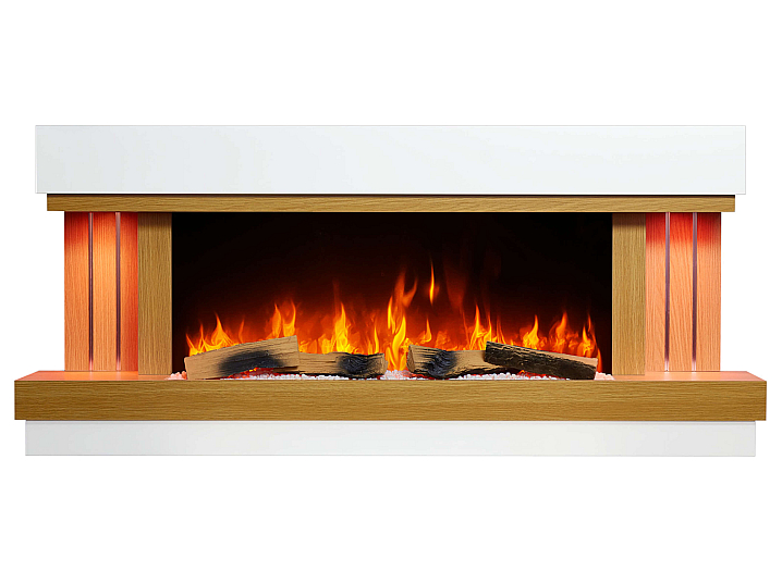 Elektrokamin ArtiFlame Sogne AF52 – 3D-Flammeneffekt, Heizfunktion, WLAN - 1-1