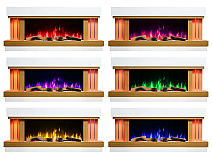Elektrokamin ArtiFlame Sogne AF52 – 3D-Flammeneffekt, Heizfunktion, WLAN - 4-4M
