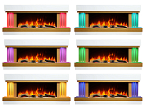 Elektrokamin ArtiFlame Sogne AF52 – 3D-Flammeneffekt, Heizfunktion, WLAN - 5-5M