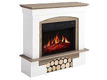 Elektrokamin ArtiFlame Woodley AF23S weiß / eiche grau - 2-2M